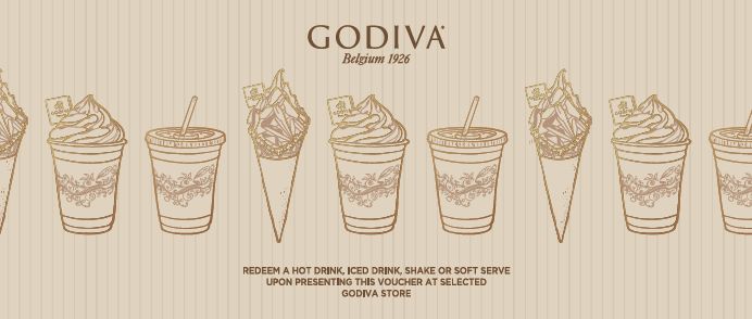 Godiva 軟雪糕及飲品禮券